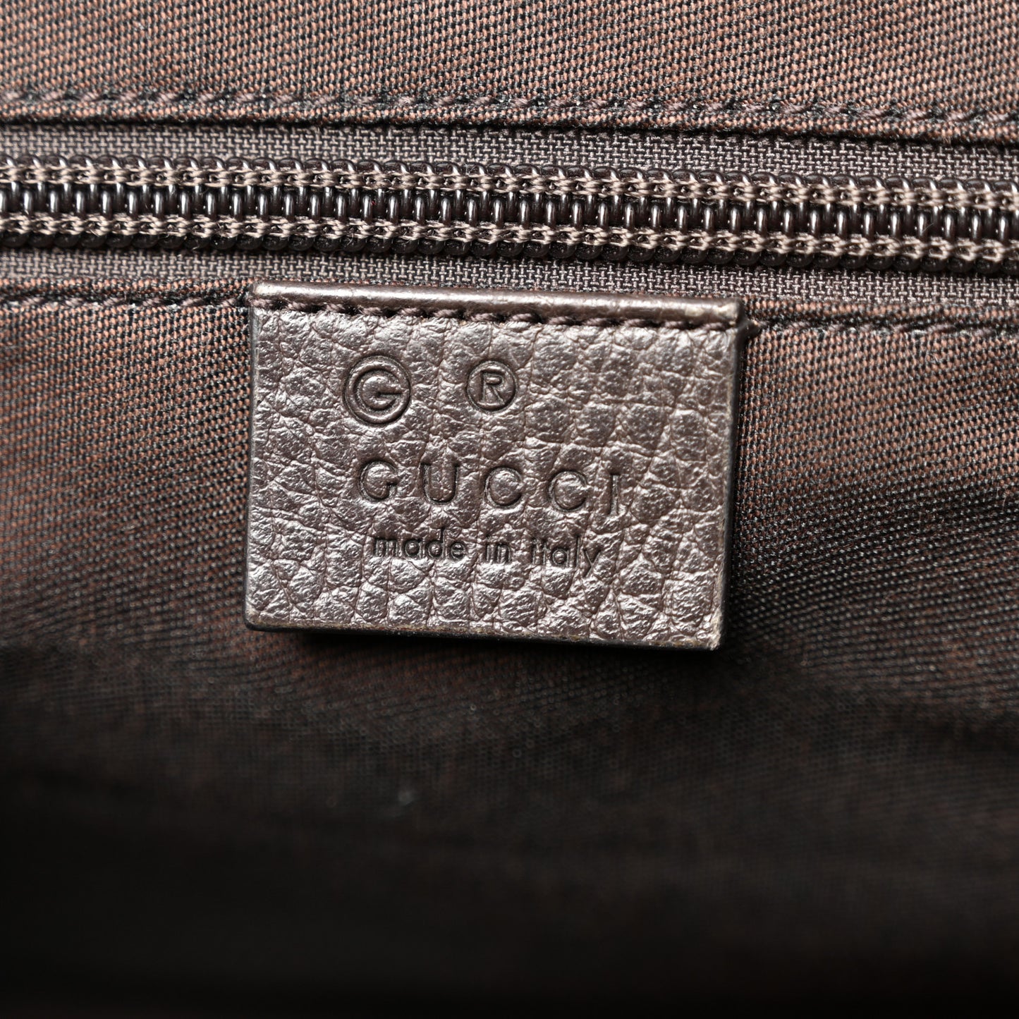 Monogram Flap Messenger Bag Beige Dark Brown