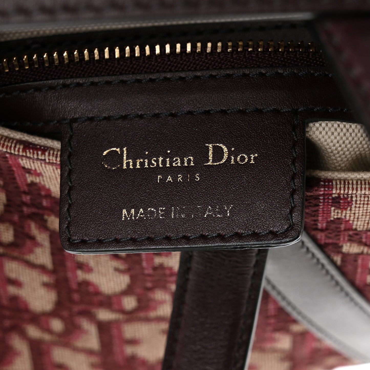 Oblique Saddle Bag Burgundy