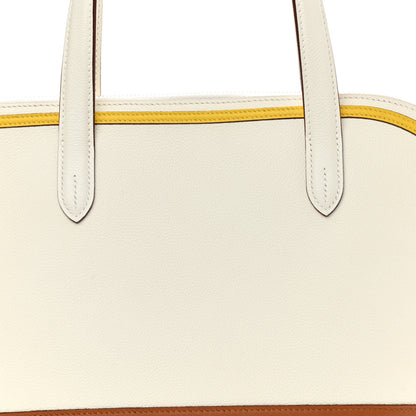 Hermes Evercolor Swift Transat Sailor Bag Gold White Jaune De Naples 8 of 12