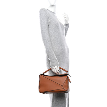 Loewe Calfskin Medium Puzzle Bag Tan 2 of 10