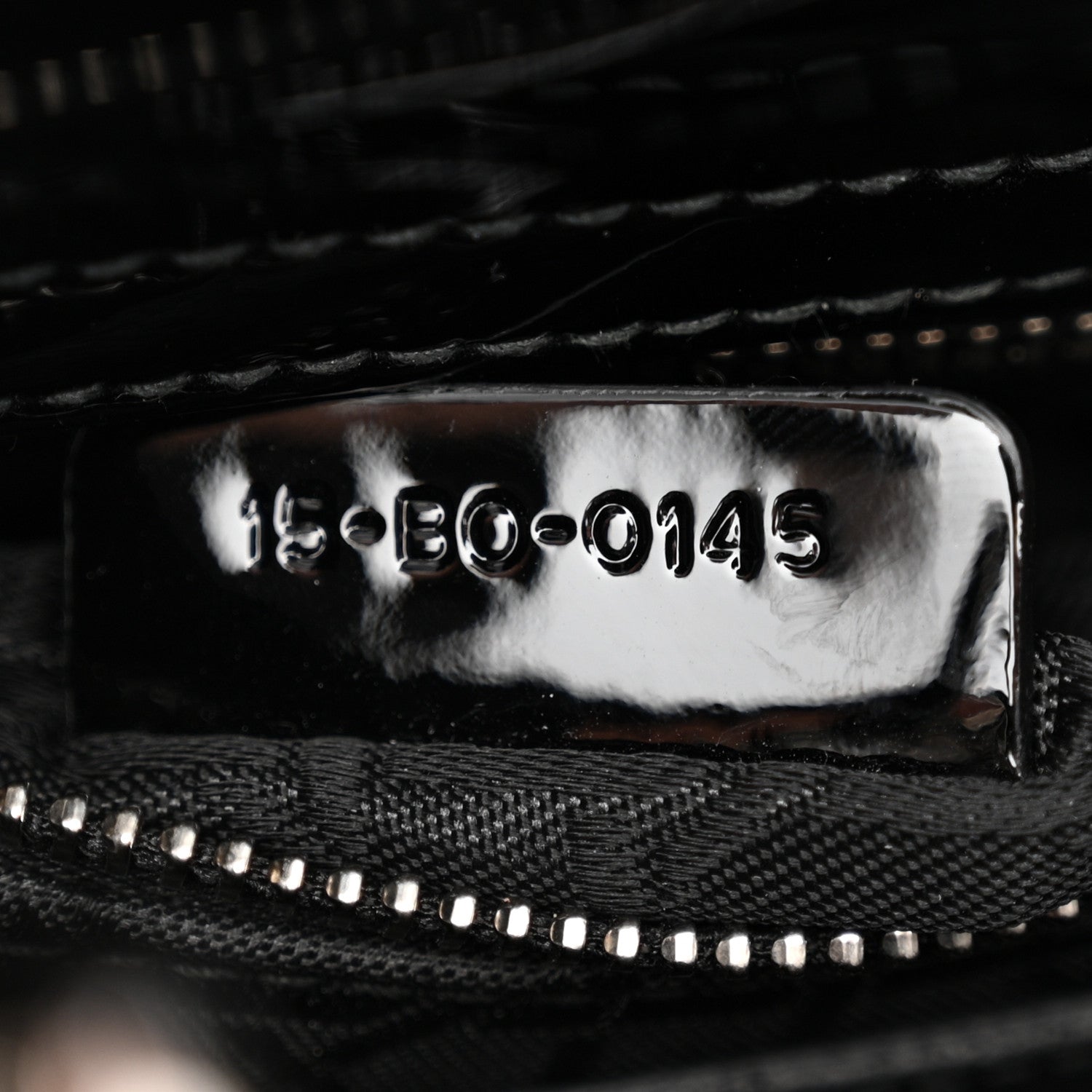 Christian Dior Patent Cannage Mini Lady Dior Black 6 of 11