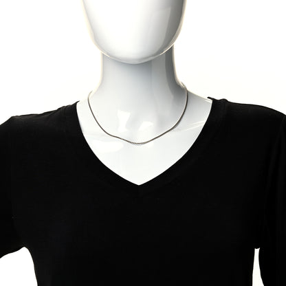 David Yurman Sterling Silver 1.7mm Baby Box Chain Necklace 18" 2 of 5