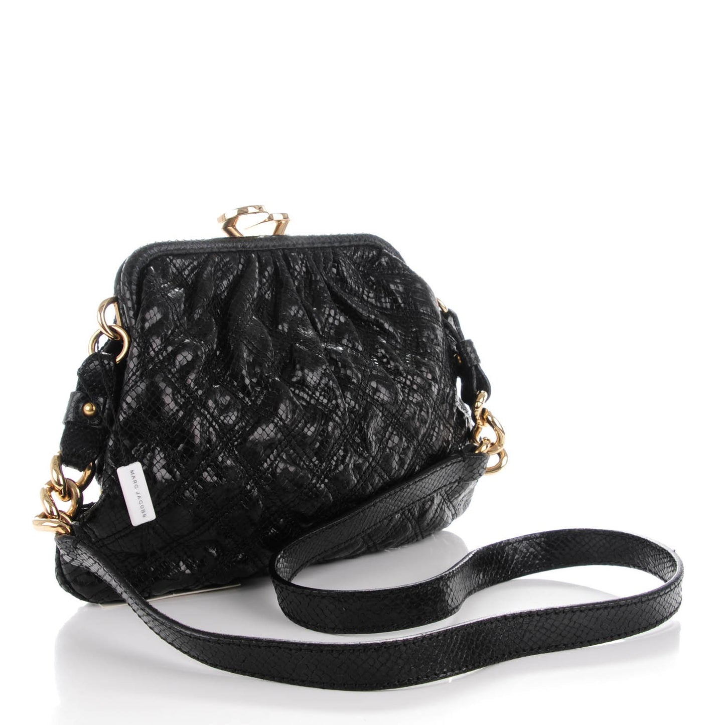 Python Embossed Little Stardust Stam Black