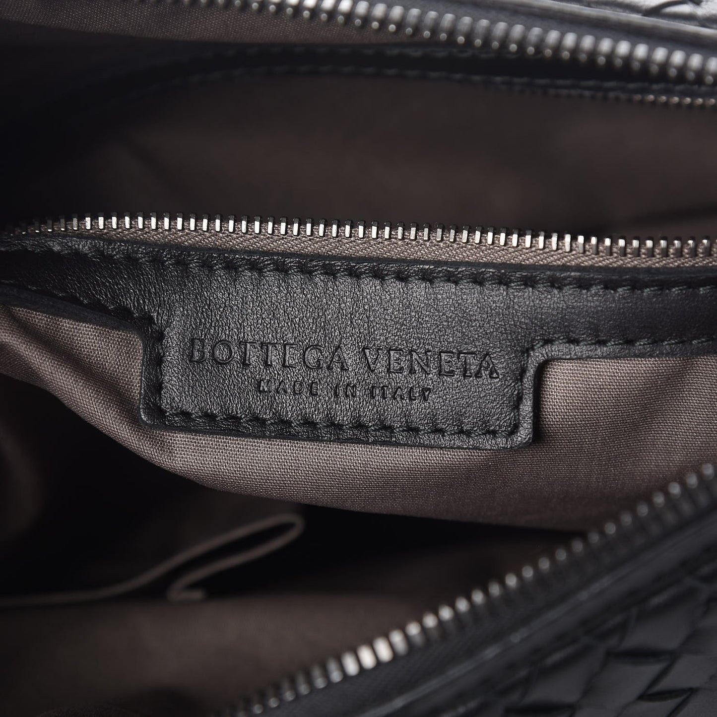 Nappa Intrecciato Hobo Black