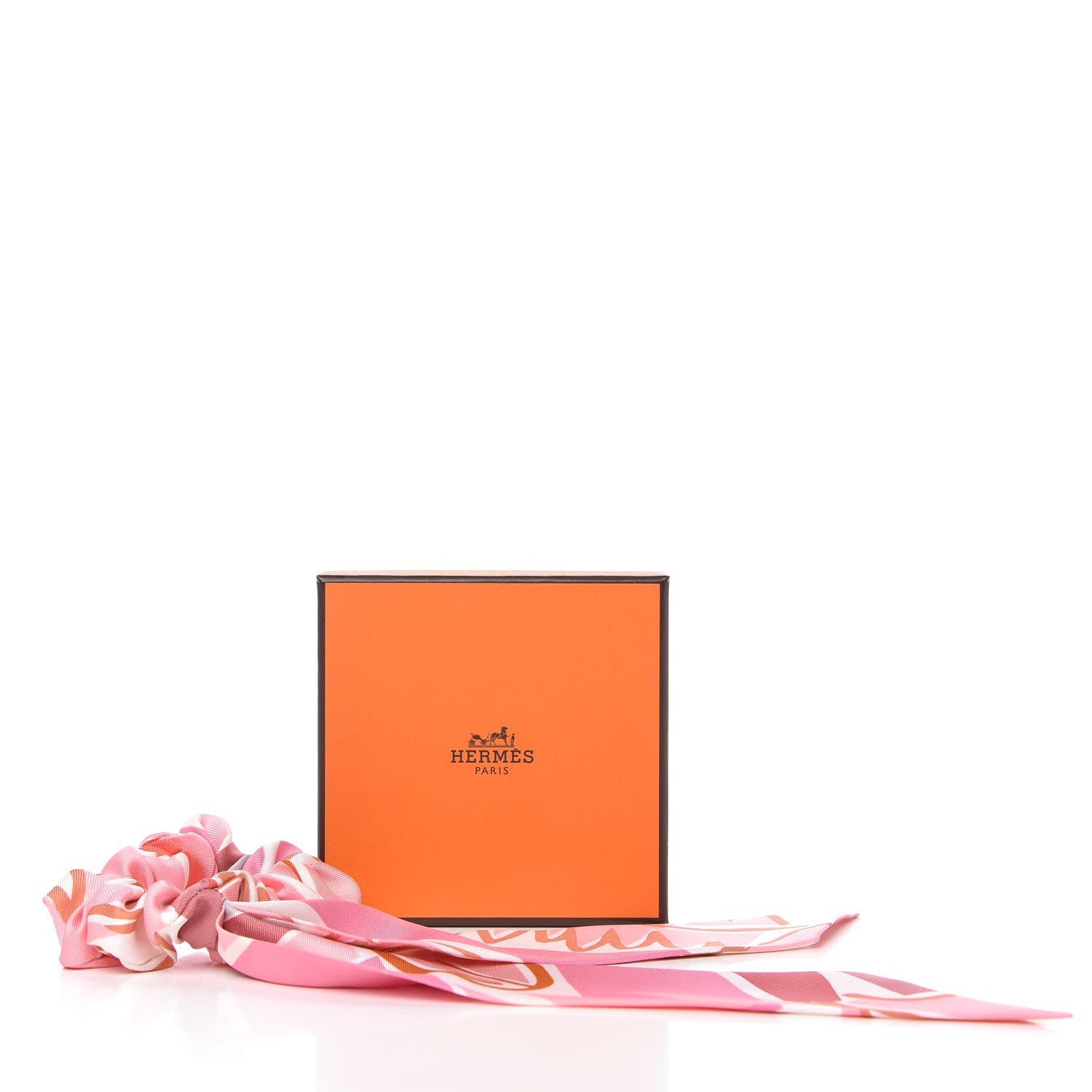 Hermes Silk Twilly Scrunchie 4 of 4