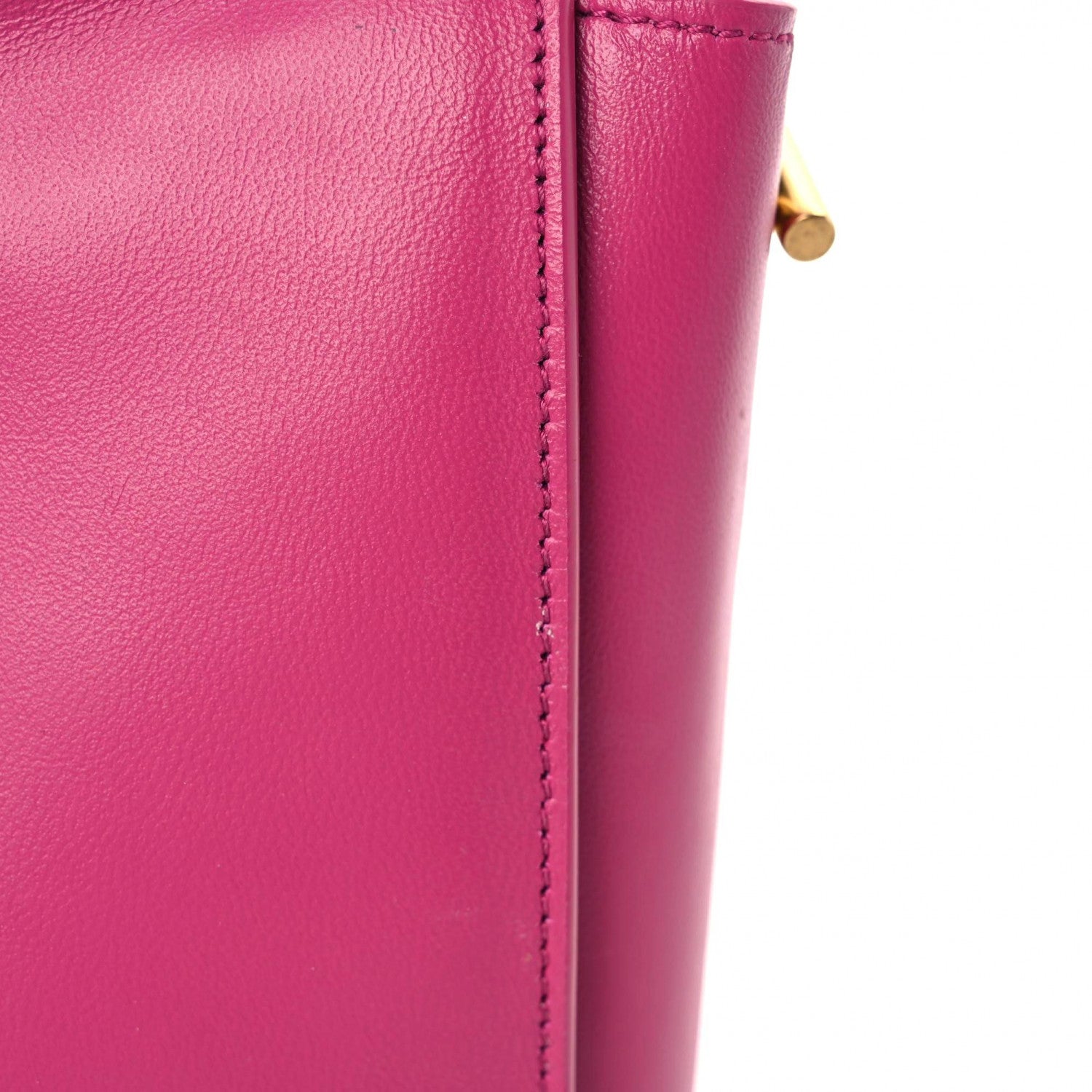 Saint Laurent Smooth Calfskin Suede Medium Reversible Monogram Kate Satchel Rose Rubis 9 of 19