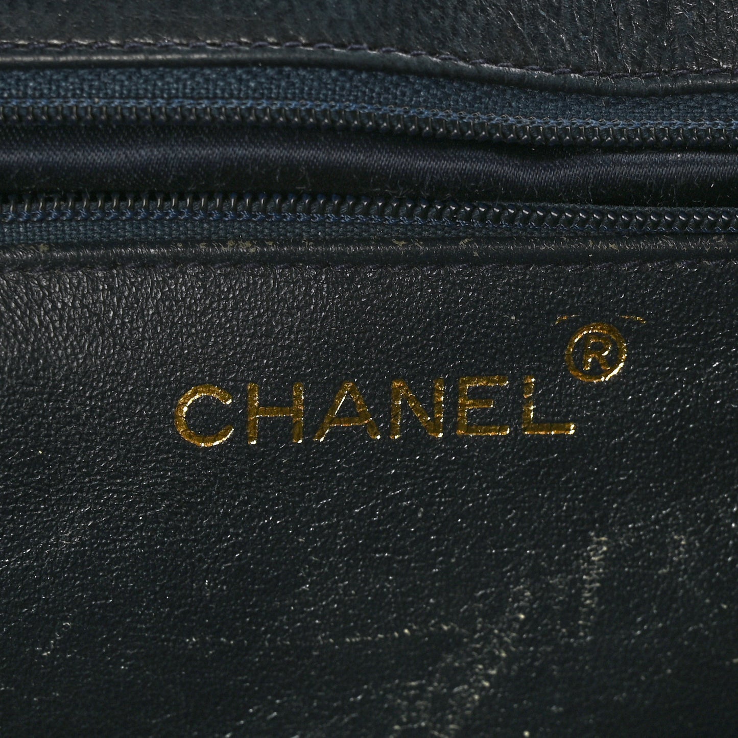 Lambskin Quilted Timeless CC Small Single Flap Navy Blue