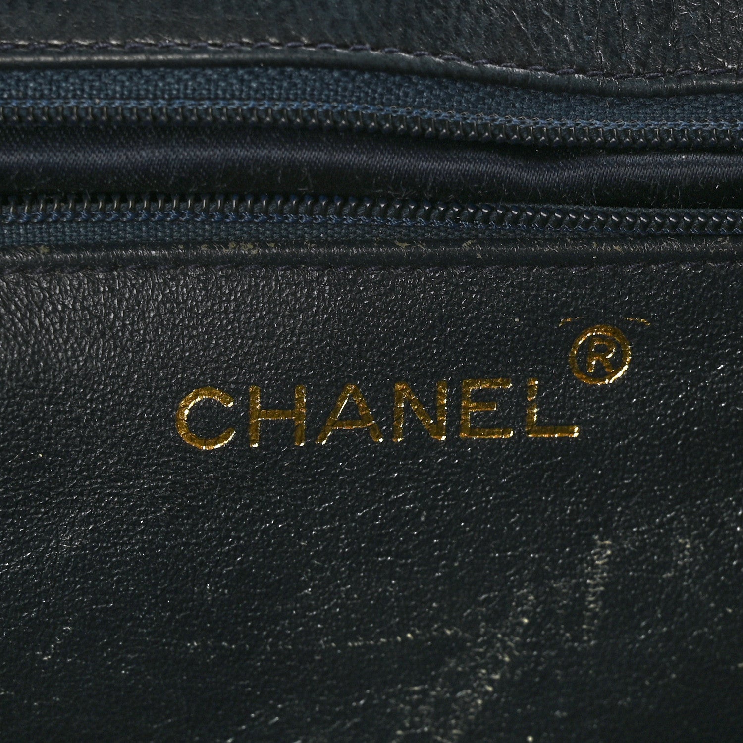 Chanel Lambskin Quilted Timeless CC Small Single Flap Navy Blue 5 of 11