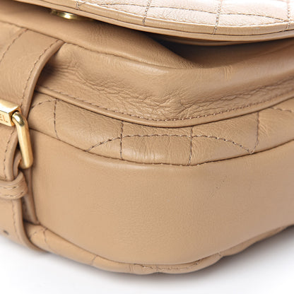 Chanel Calfskin Quilted Small Messenger Flap Beige 9 of 10