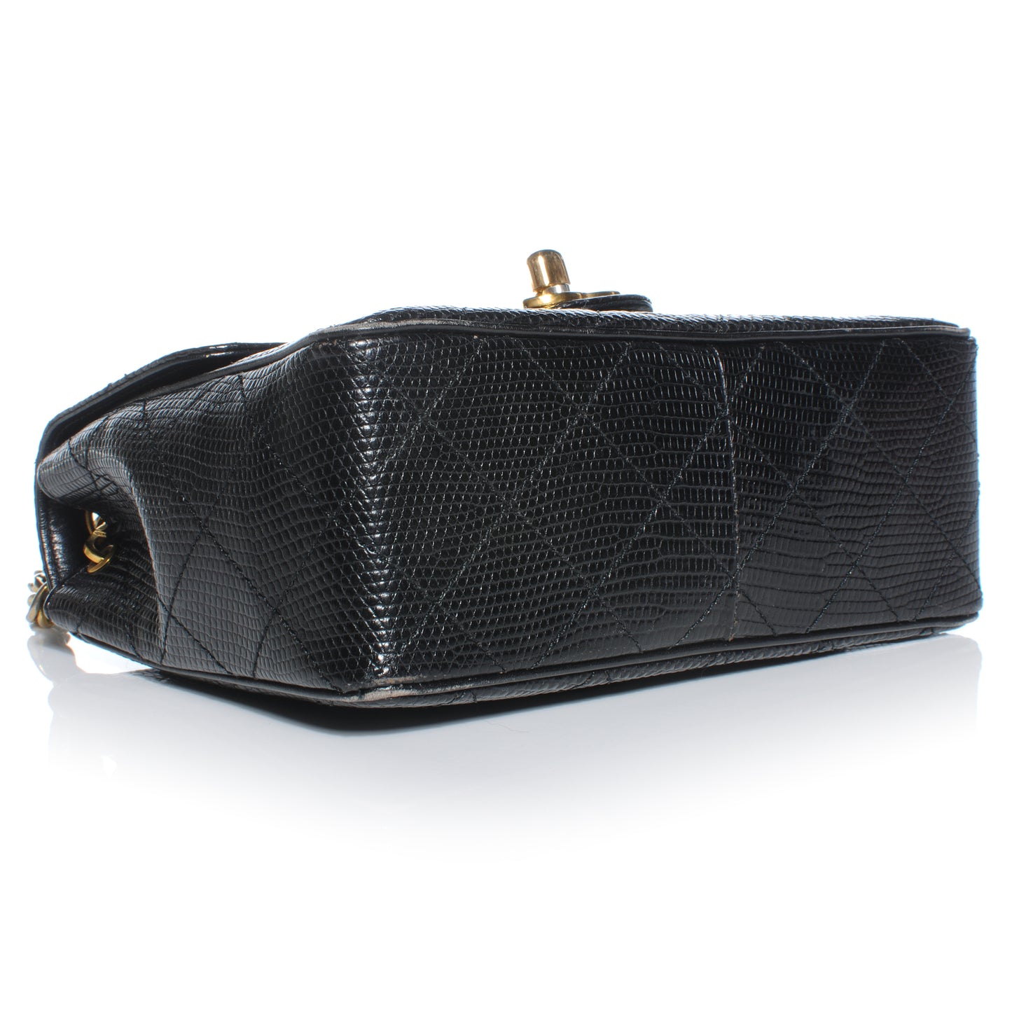 Lizard Mini Square Flap Black