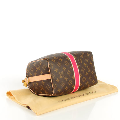 Louis Vuitton Monogram My LV Heritage Speedy Bandouliere 25 Fuchsia White 4 of 7