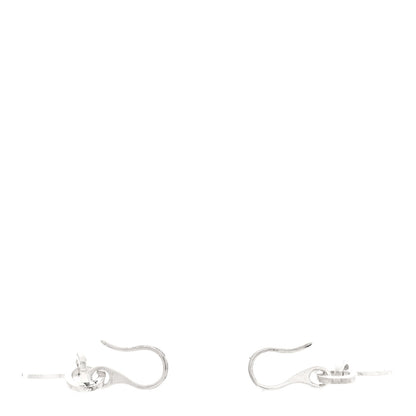 Gucci Sterling Silver Trademark Round Drop Earrings 3 of 5
