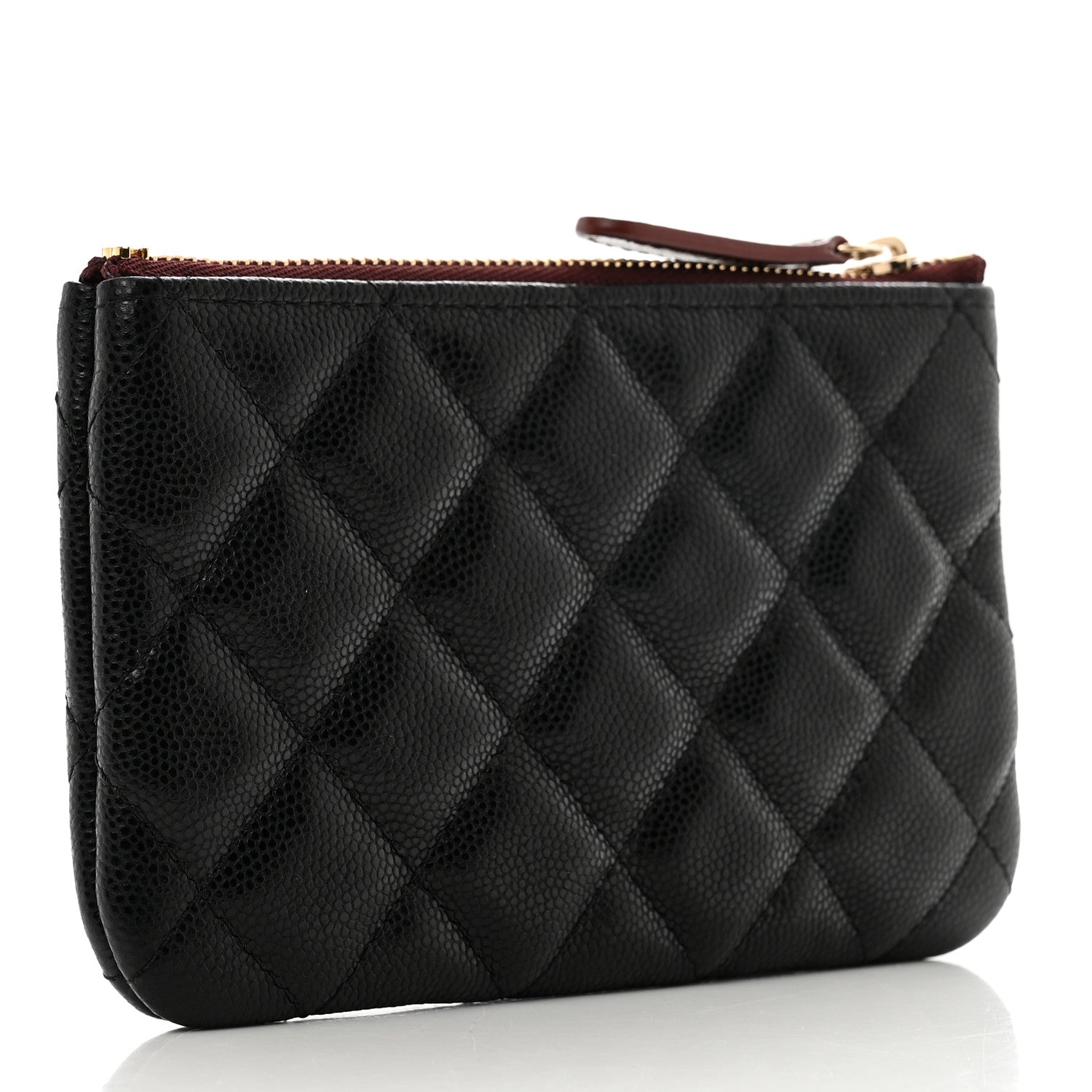 Chanel Caviar Quilted Small Cosmetic Case Black 3 of 7