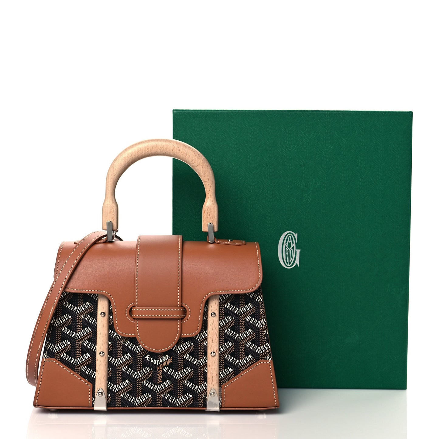 Goyardine Structure Mini Saigon Black Gold