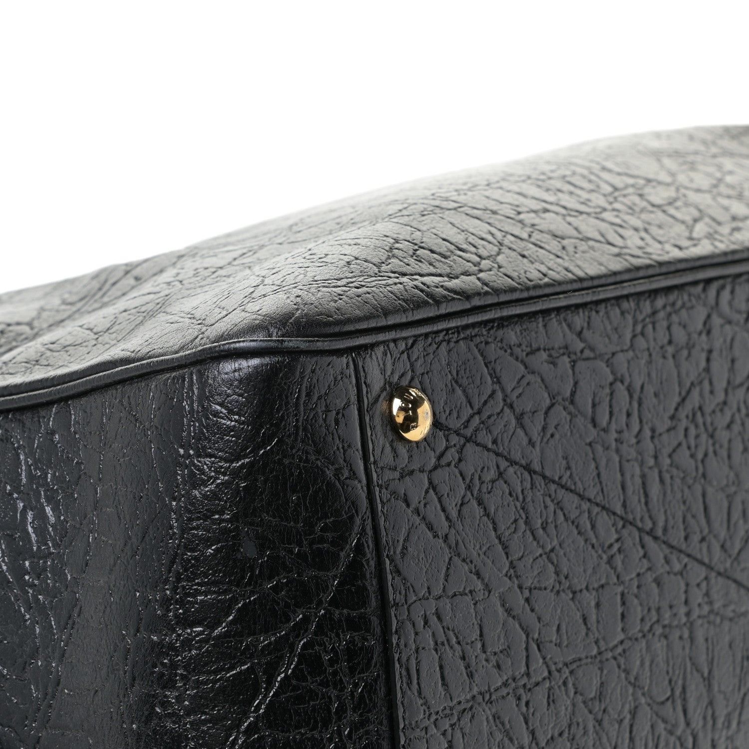 Louis Vuitton Cuir Indra Duffle Bag Black 7 of 15