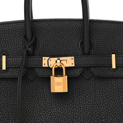 Hermes Togo Birkin 25 Black 8 of 11