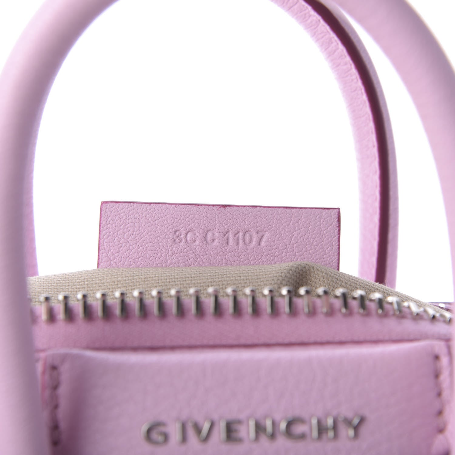 Givenchy Sugar Goatskin Mini Tri-Color Antigona Bright Pink White Fuchsia 9 of 9