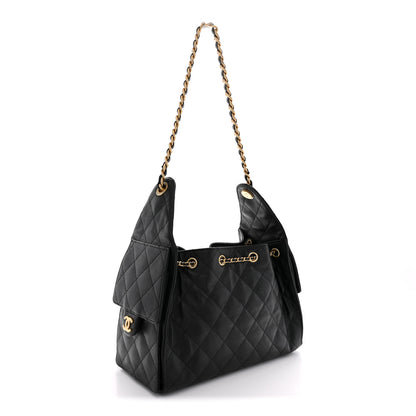 Chanel Caviar Quilted Small Chanel 25 Handbag Black 3 of 11