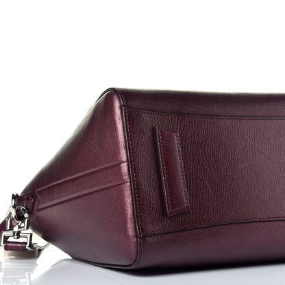 Givenchy Metallic Sugar Goatskin Small Antigona Oxblood 8 of 9