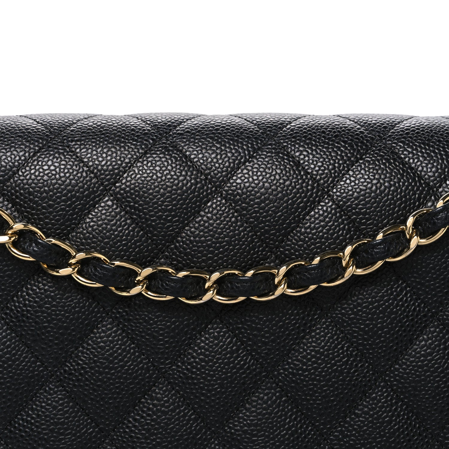 Chanel Caviar Quilted Maxi Double Flap Black 8 of 10
