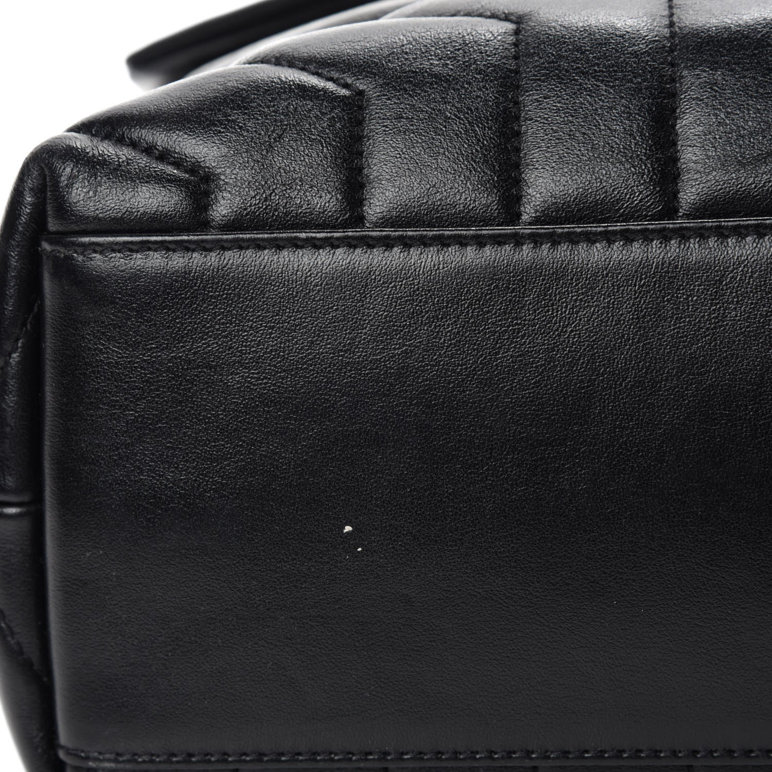 Saint Laurent Calfskin Y Quilted Monogram Medium Loulou Chain Satchel Black 8 of 12