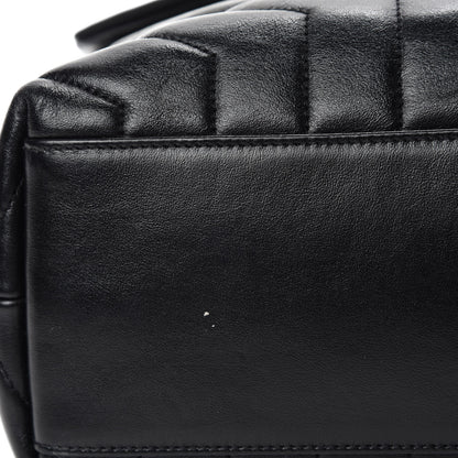 Saint Laurent Calfskin Y Quilted Monogram Medium Loulou Chain Satchel Black 8 of 12