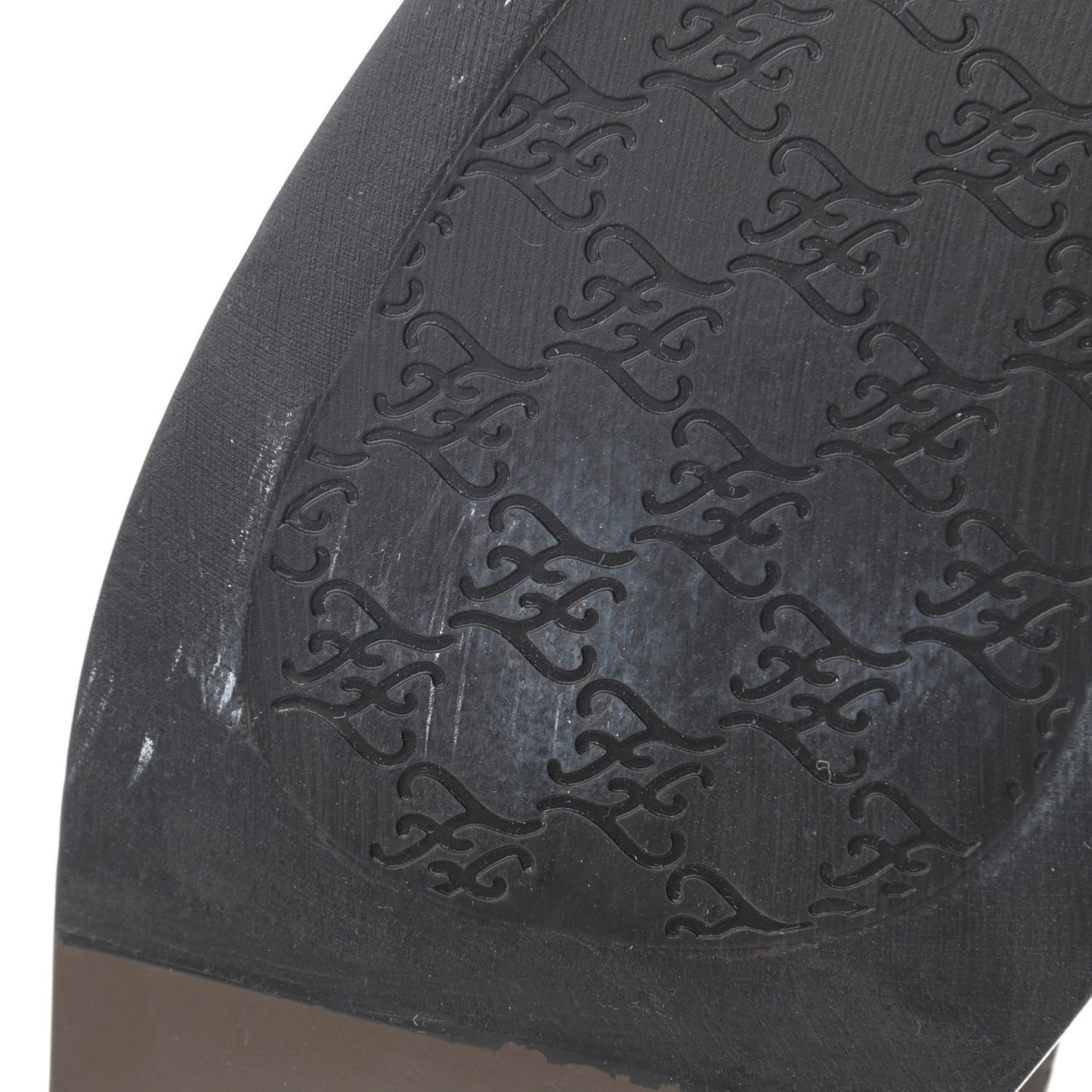 Calfskin Crocodile Embossed Karligraphy Logo Riding Boots 39 Maya