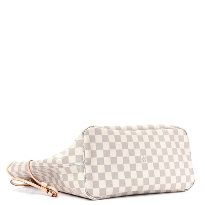 Louis Vuitton Damier Azur Neo Neverfull MM Rose Ballerine 4 of 4