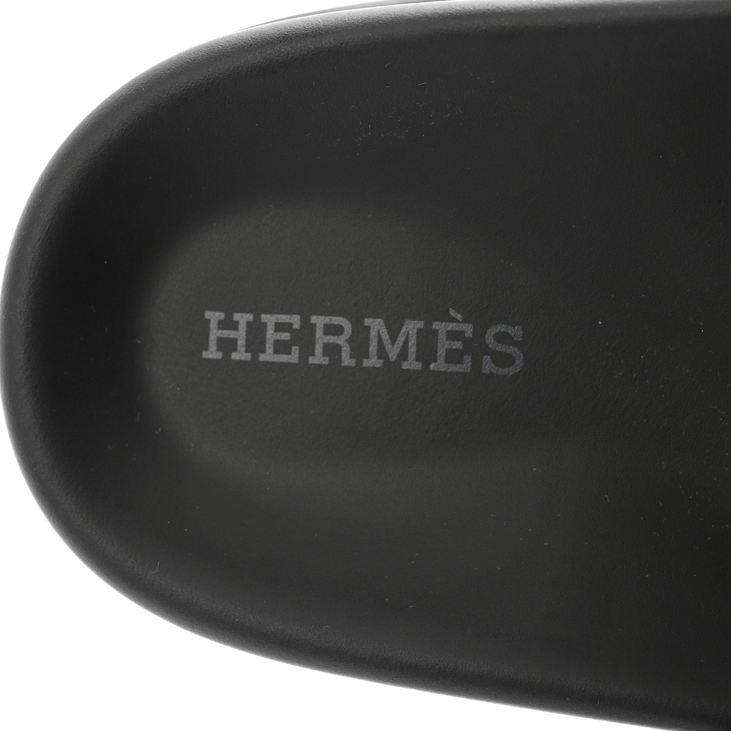 Hermes Calfskin Womens Chypre Sandals 37.5 Black 7 of 9