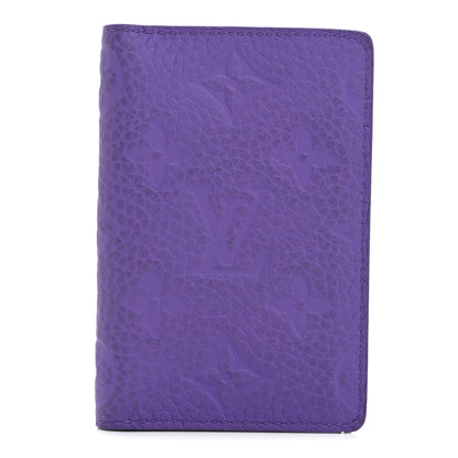 Louis Vuitton Taurillon Monogram Pocket Organizer Violet 1 of 7