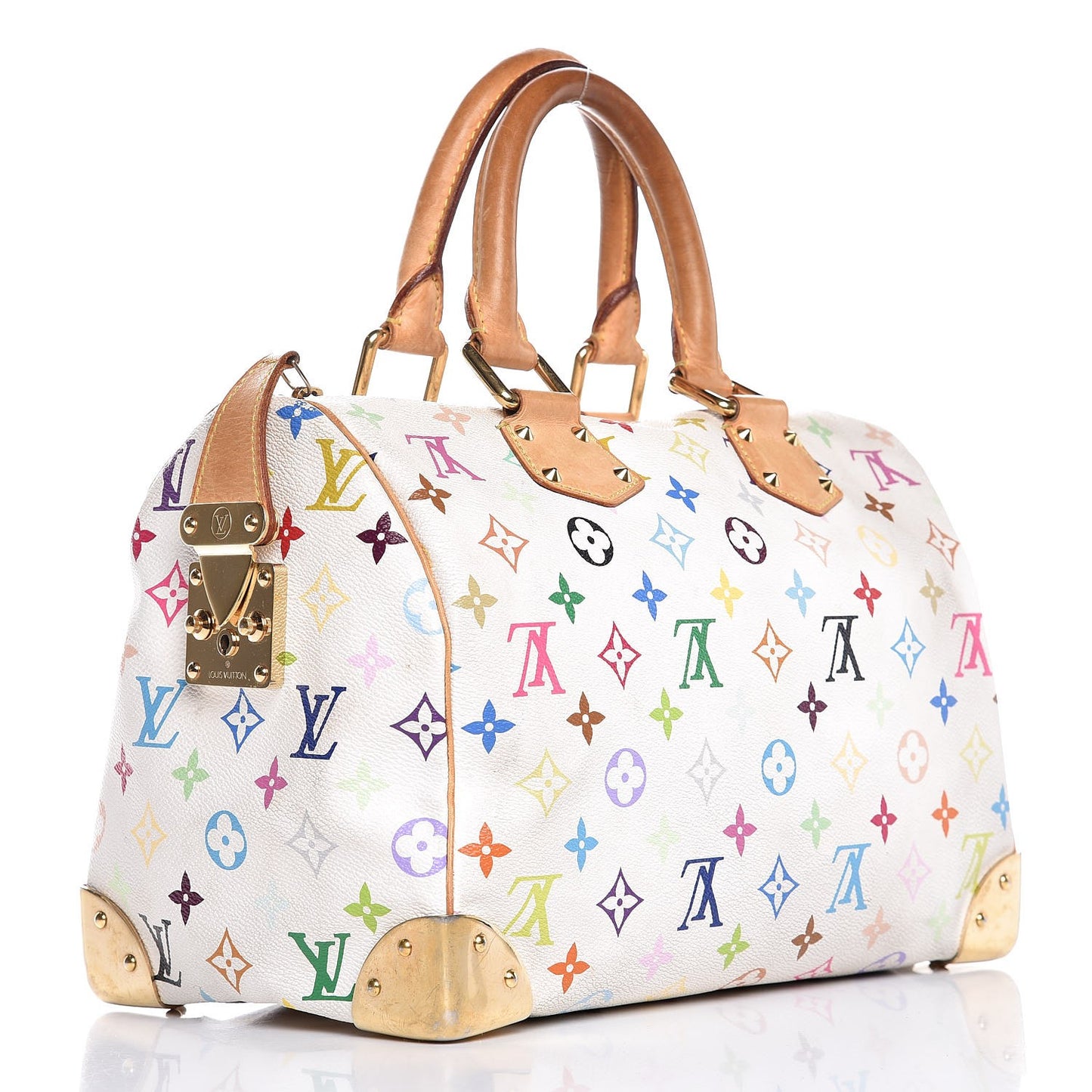 Monogram Multicolor Speedy 30 White