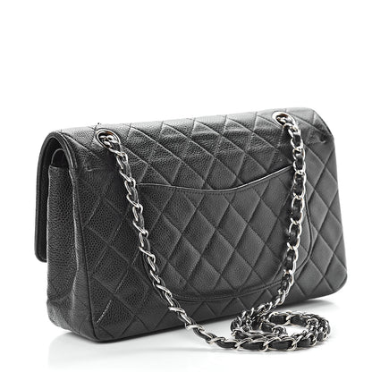 Chanel Caviar Quilted Medium Double Flap Black 3 of 17