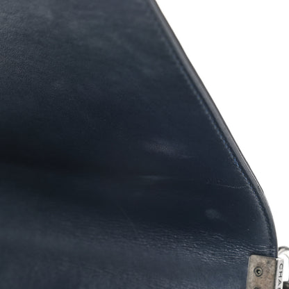 Chanel Lambskin Quilted Large Boy Flap Navy 13 of 13