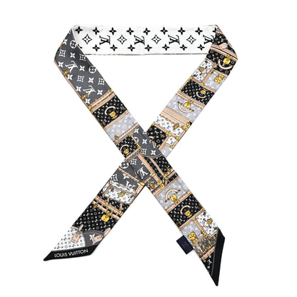 Louis Vuitton Silk Monogram Let's Go BB Bandeau Black 1 of 3