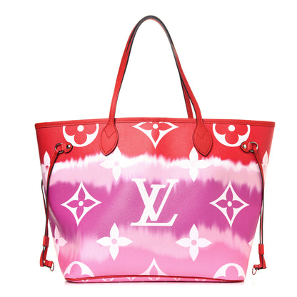 Louis Vuitton Monogram Escale Neverfull MM Rouge 1 of 12