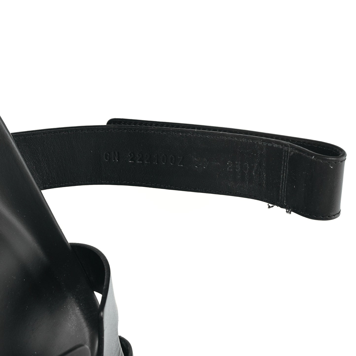Calfskin Womens Chypre Sandals 39 Black