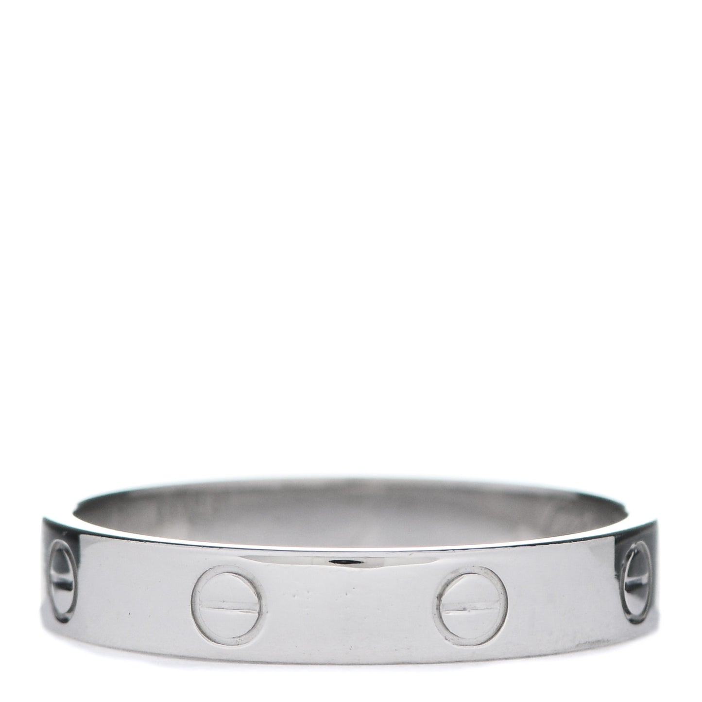 Platinum 3.5mm LOVE Wedding Band Ring 62 10