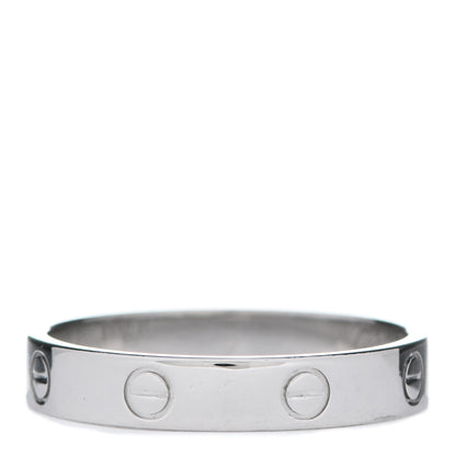 Cartier Platinum 3.5mm LOVE Wedding Band Ring 62 10 3 of 5