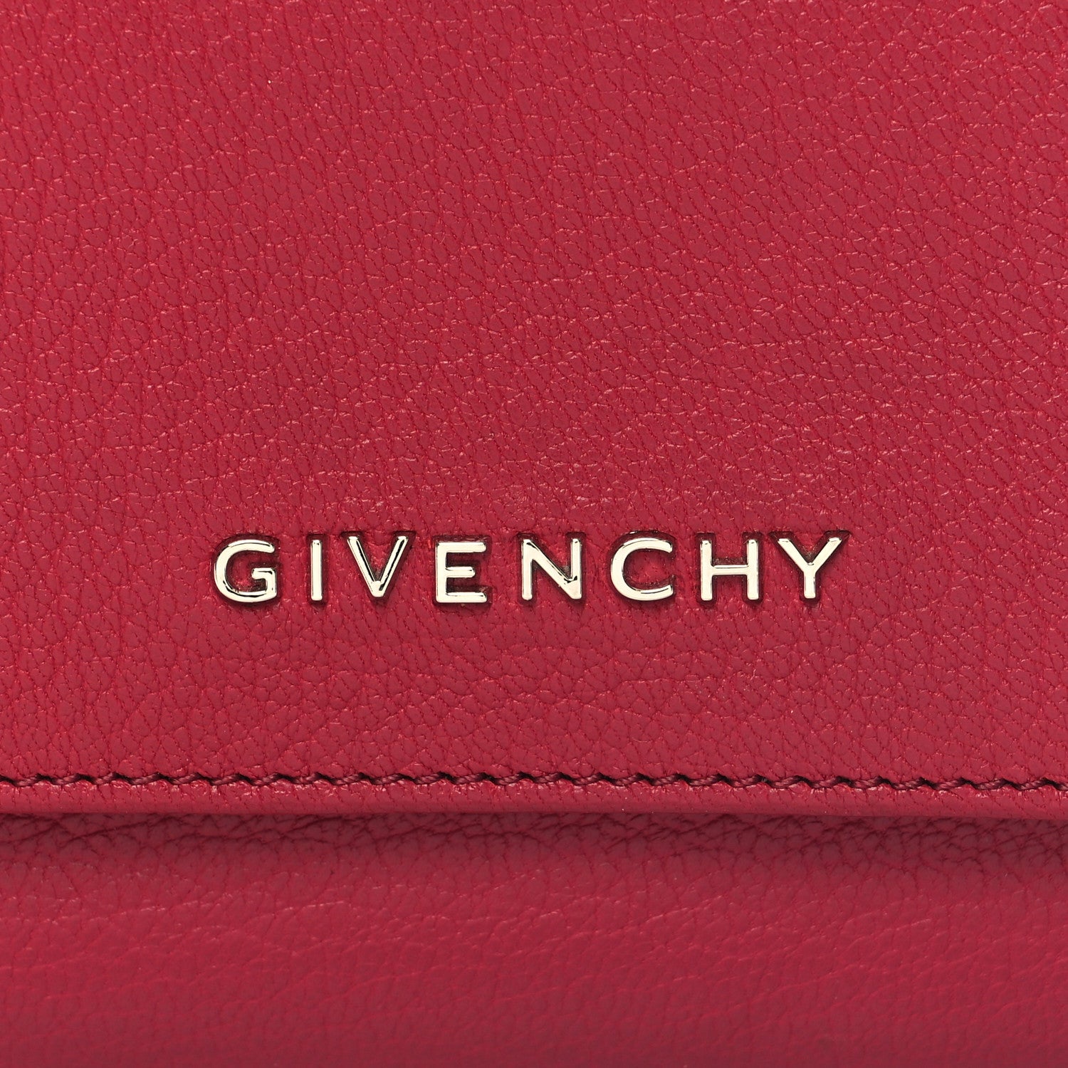 Givenchy Goatskin Pandora Wallet Raspberry 8 of 10