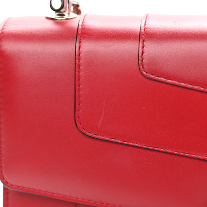 Bulgari Calfskin Serpenti Forever Top Handle Red 9 of 11