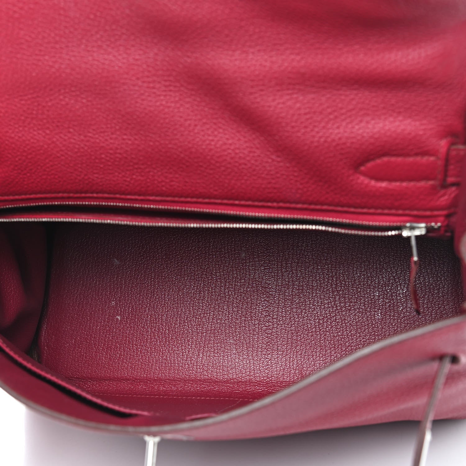 Hermes Togo Kelly Retourne 32 Rubis 5 of 25