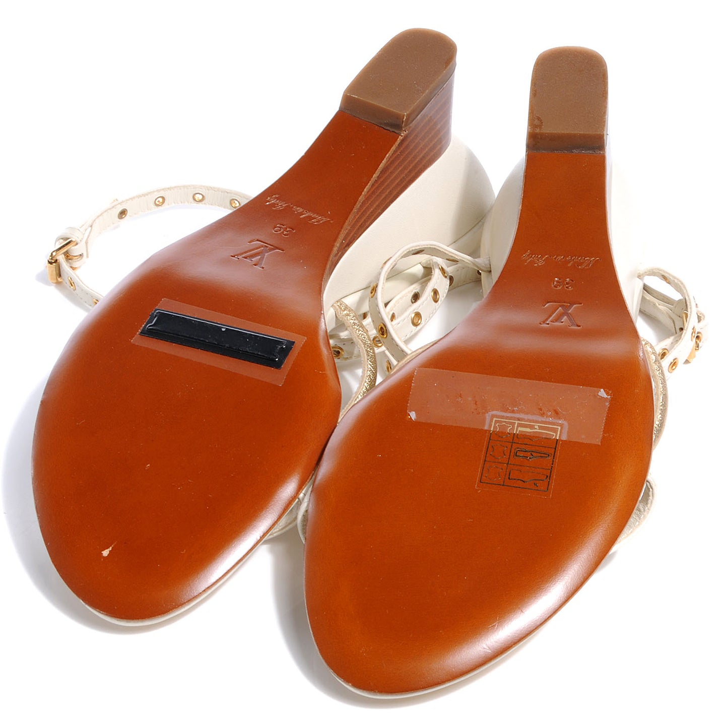 Andalucia Wedge Sandals 39 Creme