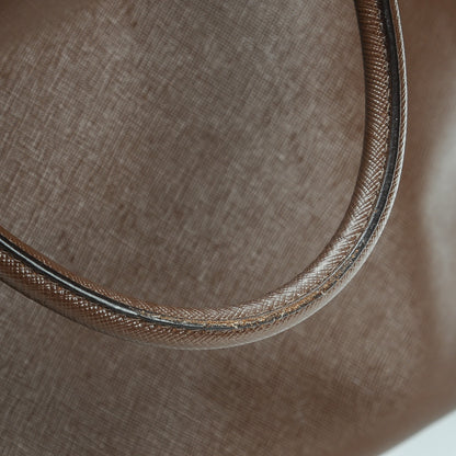 Prada Saffiano Lux Extra Large Galleria Double Zip Tote Cacao 12 of 12