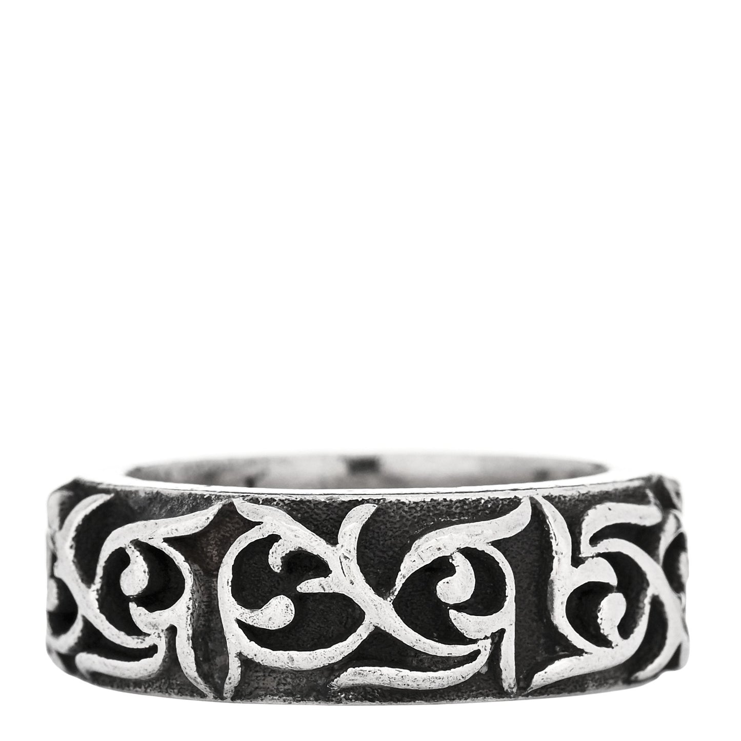 Sterling Silver Vine Band Ring 57 8