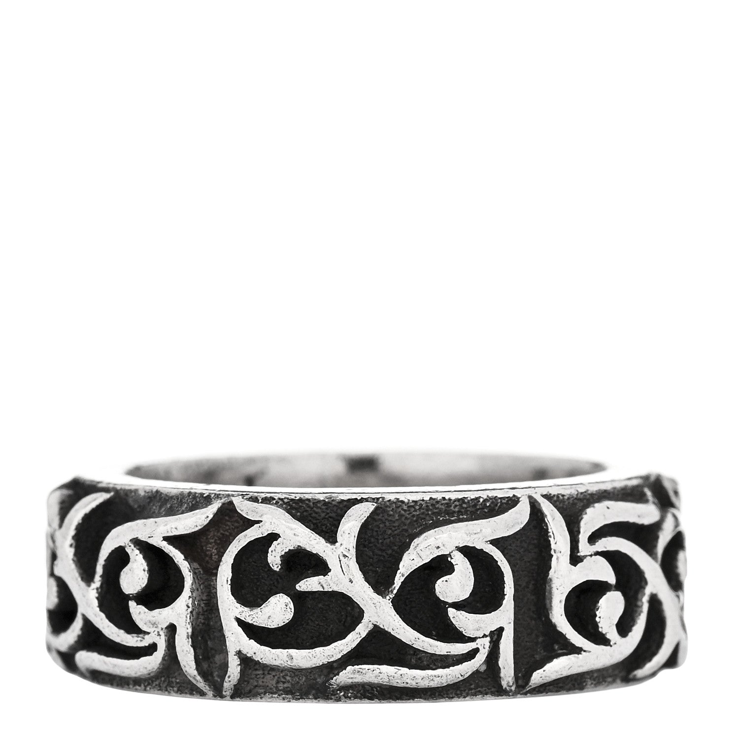 Chrome Hearts Sterling Silver Vine Band Ring 57 8 3 of 6