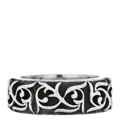 Chrome Hearts Sterling Silver Vine Band Ring 57 8 3 of 6