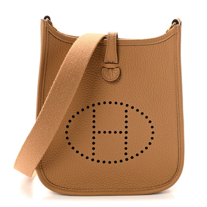 Hermes Taurillon Clemence Evelyne TPM Biscuit 1 of 10