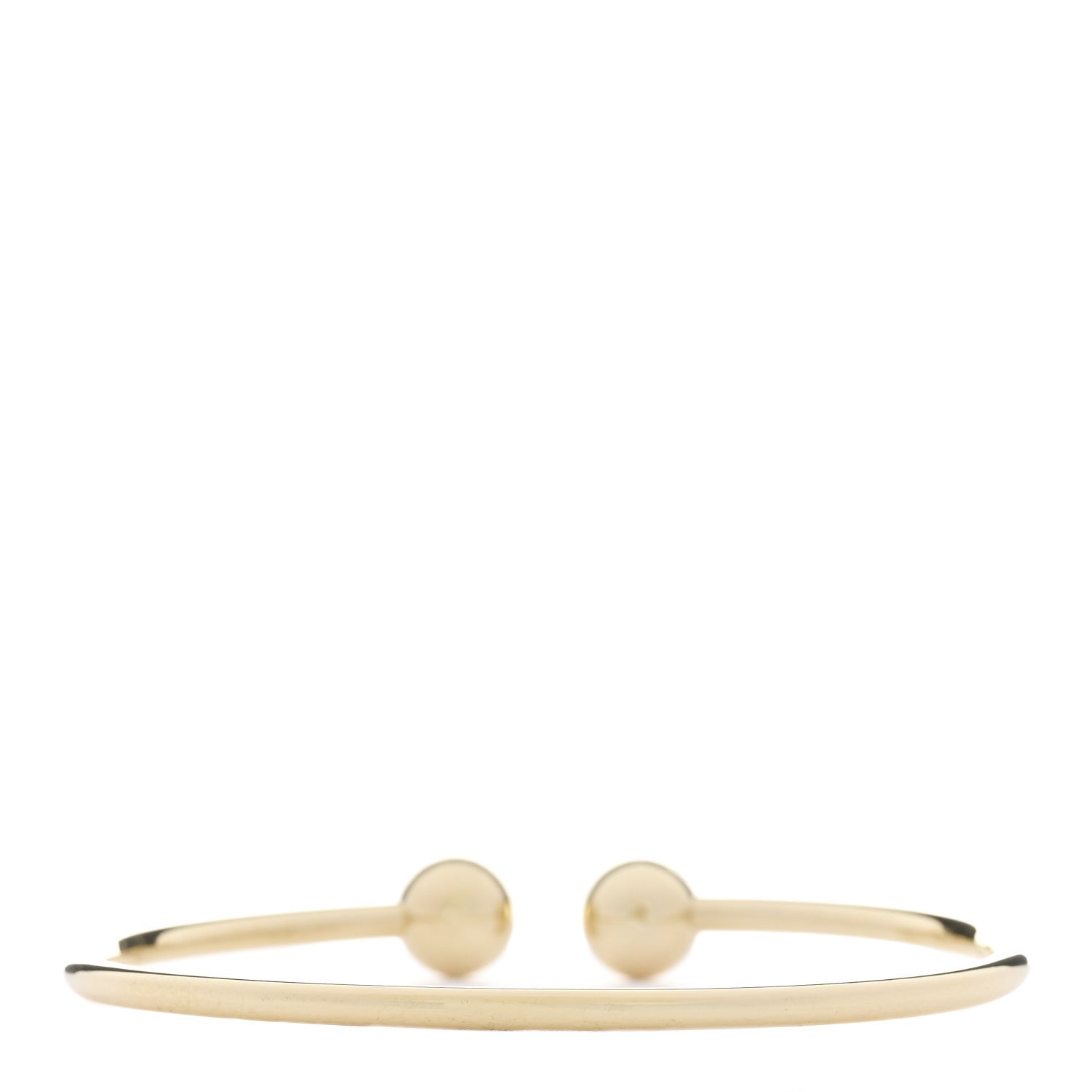 Tiffany 18K Yellow Gold HardWear Ball Wire Bracelet 3 of 5