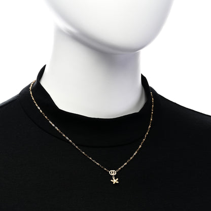 Gucci 18K Yellow Gold Diamond Flora Necklace 2 of 7