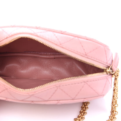 Chanel Aged Calfskin Quilted Mini Reissue Camera Case Pink 3 of 10